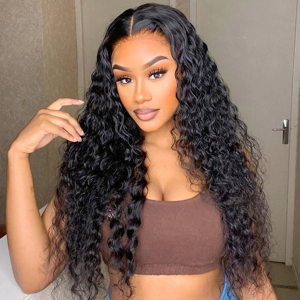[Free Upgraded]  HAIR Wear And Go Glueless Wigs Pre Cut 7x5 HD Straight Lace Human Hair Wigs Pre Bleached Tiny Knots Beginner Friendly #TikTokShopBlackFriday