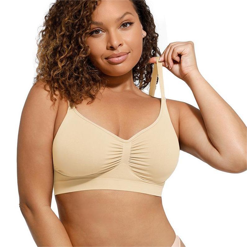 Women's Wireless Sculpt Bra Comfort Bralettes No Underwire Unlined Cami Bra Seamless Tshirt Bras Sports Bra Bralette Basic Comfortable Fit Womenswear Everyday Deals For You Days 2025