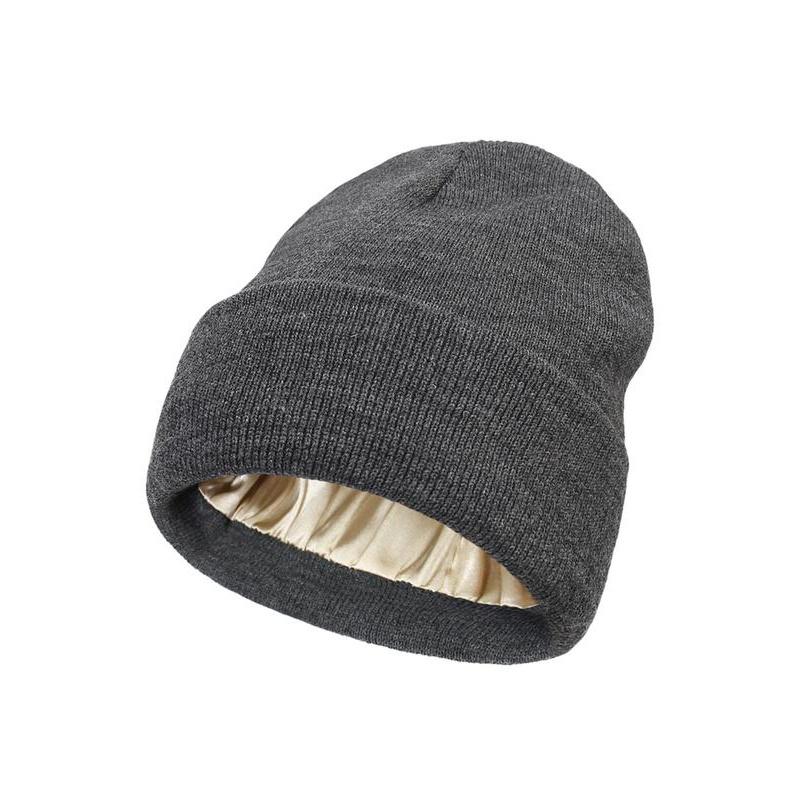 Cozy Solid Color Satin Lining Bonnet Hats, Hat for Men & Women, Bonnet Hats Suitable for Fall Streetwear Fall Clothing, Outdoor Sports, Skiing, Back To School, Fall Outfits, Fall Freshness, Coolfashionguy 70s，2015 Hats