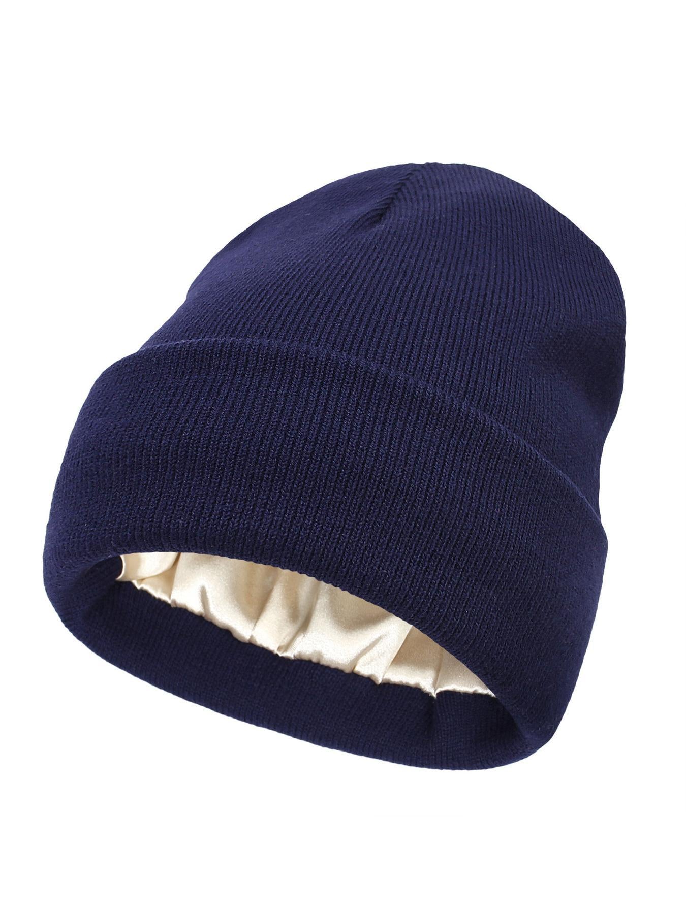 Cozy Solid Color Satin Lining Bonnet Hats, Hat for Men & Women, Bonnet Hats Suitable for Fall Streetwear Fall Clothing, Outdoor Sports, Skiing, Back To School, Fall Outfits, Fall Freshness, Coolfashionguy 70s，2015 Hats