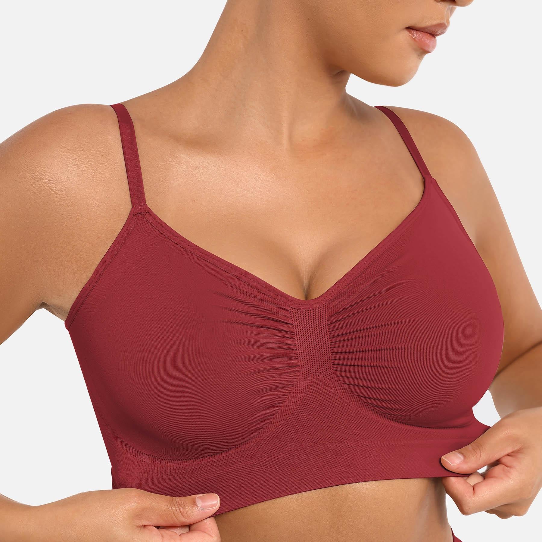 Women's Wireless Sculpt Bra Comfort Bralettes No Underwire Unlined Cami Bra Seamless Tshirt Bras Sports Bra Bralette Basic Comfortable Fit Womenswear Everyday Deals For You Days 2025