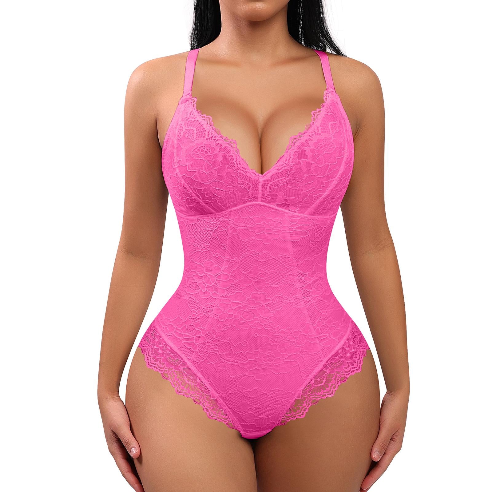 Sexy Lace Bodysuits Shapewear for Womenswear Thong Seamless WomenswearMesh Straps Clothing Sale Valentine's Day Gift,plus size lace bodysuit