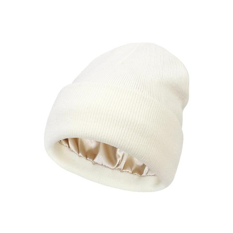Cozy Solid Color Satin Lining Bonnet Hats, Hat for Men & Women, Bonnet Hats Suitable for Fall Streetwear Fall Clothing, Outdoor Sports, Skiing, Back To School, Fall Outfits, Fall Freshness, Coolfashionguy 70s，2015 Hats